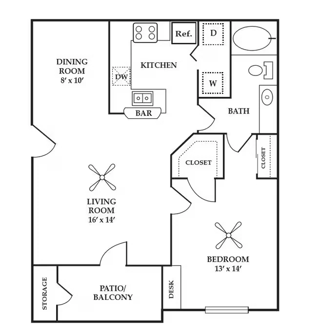 The Amberly 01-816 floor plan